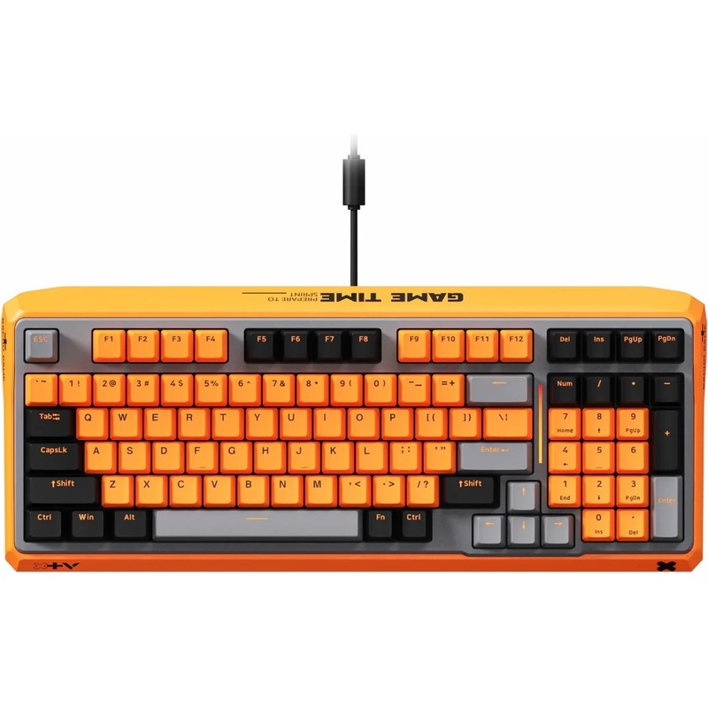 Изображение товара Механическая проводная клавиатура Rapoo ESK750-98 с многоцветной подсветкой и цифровым блоком