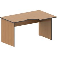 Стол эргономичный Агат АО-33R правый (ольха, 1400х900х750 мм)