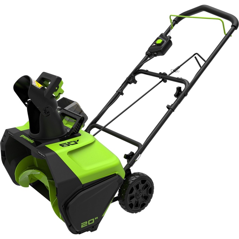 Изображение товара Аккумуляторный снегоуборщик Greenworks GD60PSTK4 60V 2.72 л/с 51 см