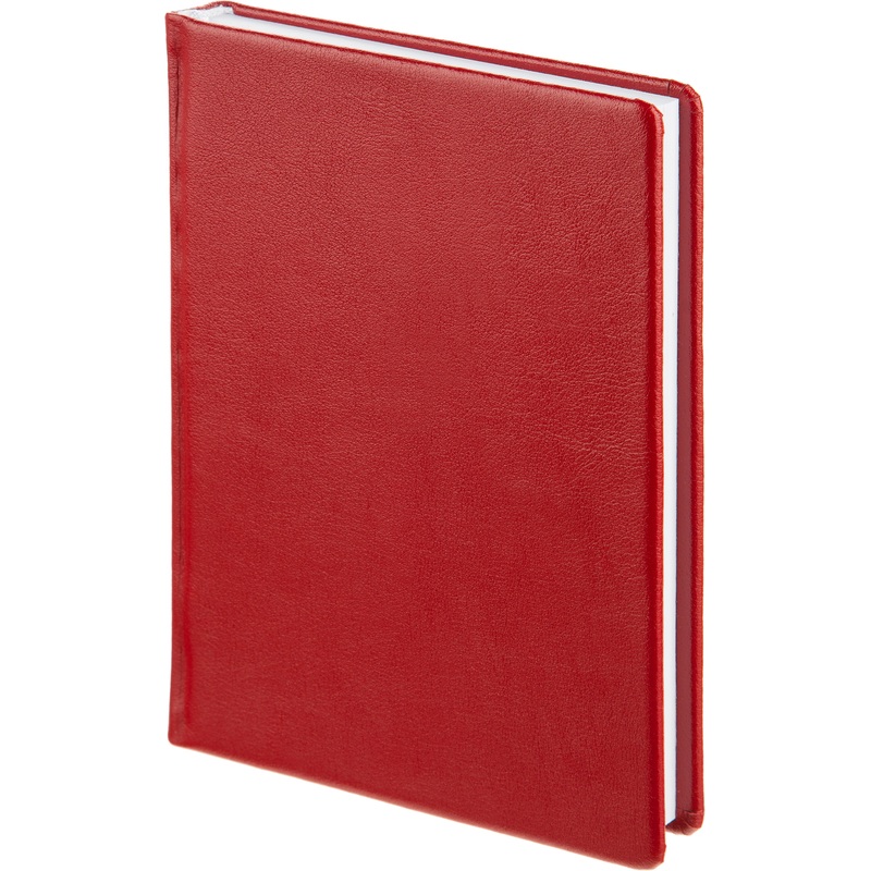 Изображение товара Ежедневник Attache Golland A5 натуральная кожа 160 листов красный