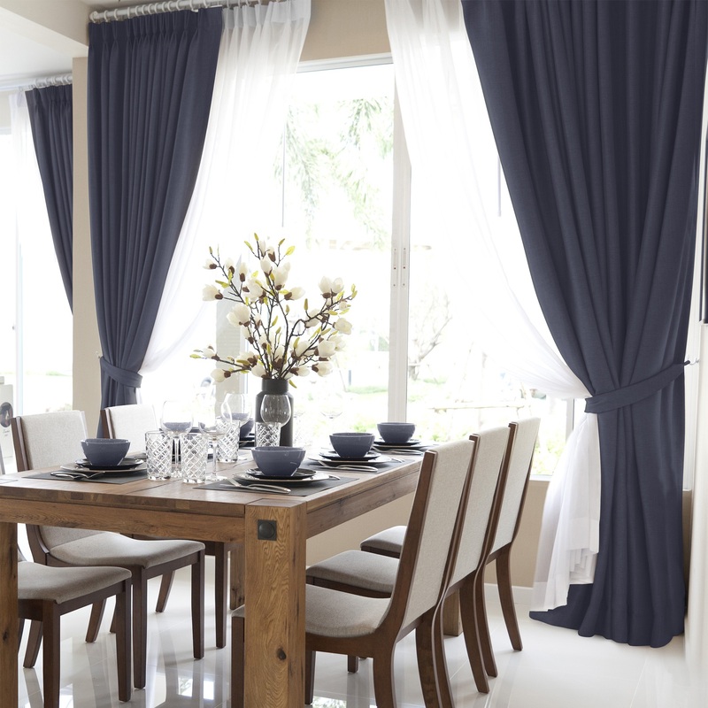 Изображение товара Штора Волшебная ночь 165x270 см серо-синяя (1 штука)