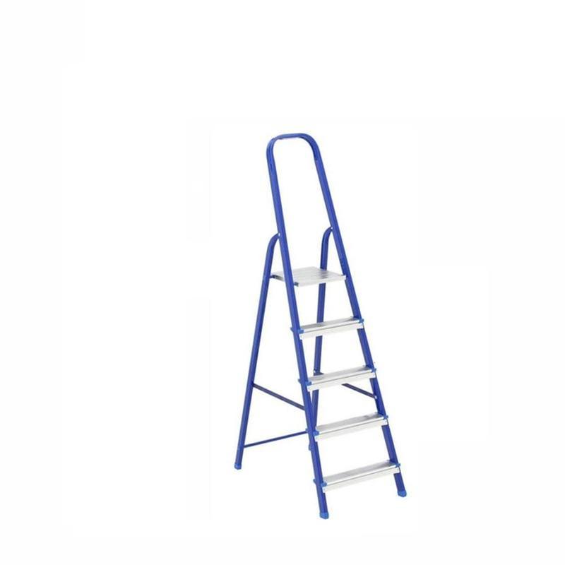 Изображение товара Стремянка стальная Сибртех 5 ступеней 97945 складная бытовая
