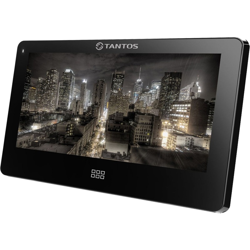 Изображение товара Видеодомофон Tantos Neo Slim black с цветным экраном 7 и поддержкой 2 видеокамер