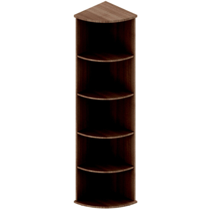 Изображение товара Стеллаж для документов Агат АО-35 угловой 400x400x1910 мм орех палдао