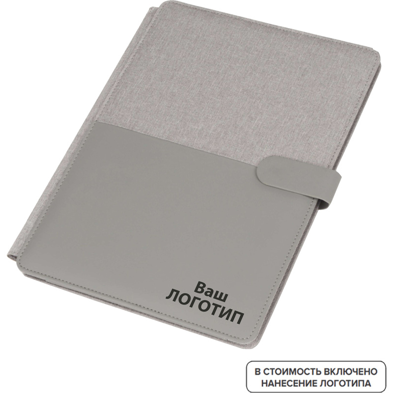 Изображение товара Деловая папка Kadeo из полиэстера и ПВХ с индивидуальным нанесением логотипа