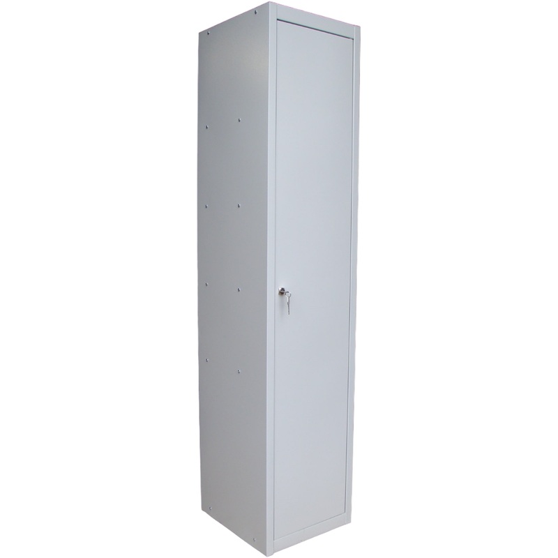 Изображение товара Шкаф хозяйственный МПИ-616 (светло-серый, 400х450х1850 мм)