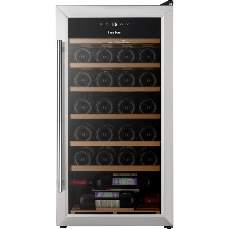 Изображение товара Винный шкаф Tesler CWC-283 чёрный на 80 литров