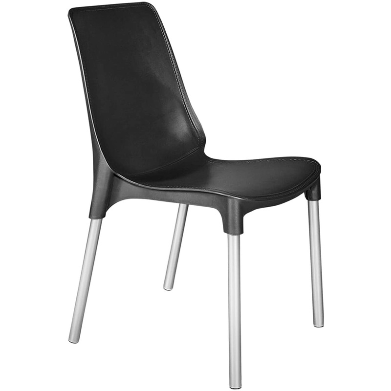 Изображение товара Стул обеденный Sheffilton SHT-S75 чёрный/хром - комфорт и стиль