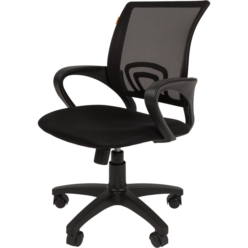 Изображение товара Кресло офисное Chairman CH 696 черное с сетчатой спинкой