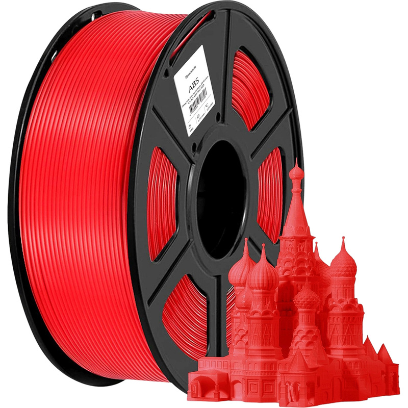 Изображение товара Пластик ABS для 3D-принтера Cactus красный матовый 1.75 мм 1 кг