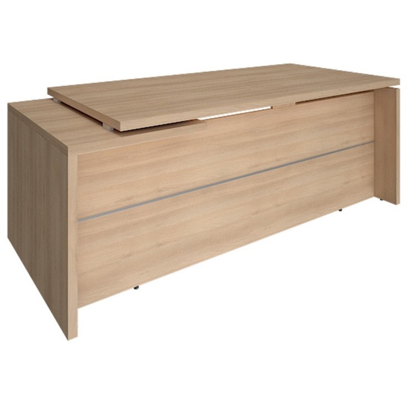 Изображение товара Стол руководителя письменный Yalta LT-B 20R правый без траверса размер 2000x900x750 мм акация лорка