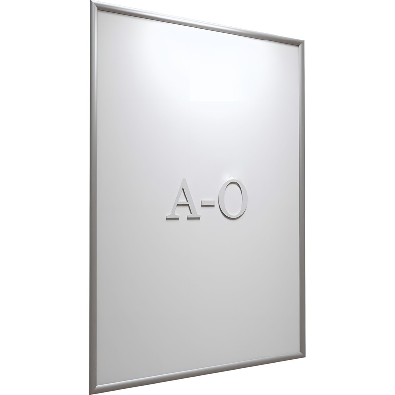 Изображение товара Настенная рамка с клик-профилем А0 25мм серебристая Attache