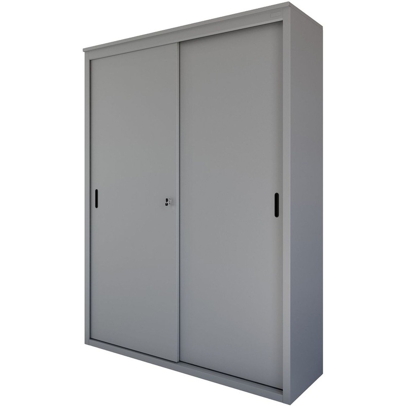 Изображение товара Металлический архивный шкаф AL2015 с раздвижными дверями, 1500х450х2000 мм