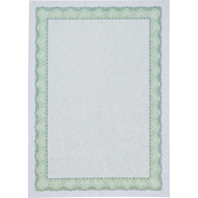 Изображение товара Сертификат-бумага А4 Attache зеленая 120 г/кв.м 50 листов