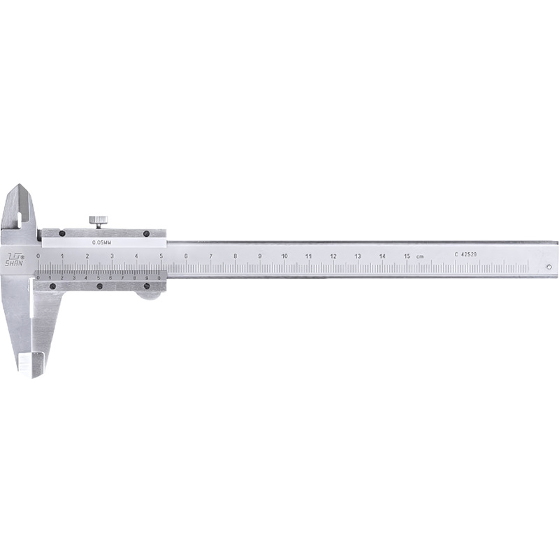 Изображение товара Штангенциркуль Shan ШЦ-1 125 мм шаг 0.05 мм с глубиномером