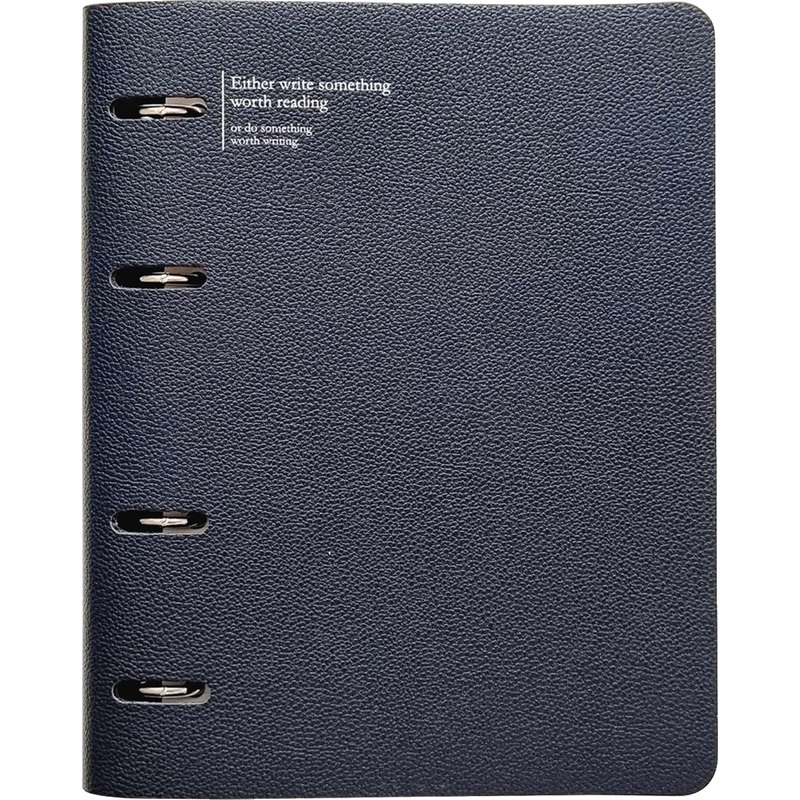 Изображение товара Тетрадь на кольцах Infolio Study Prague А5 120 листов черная в клетку