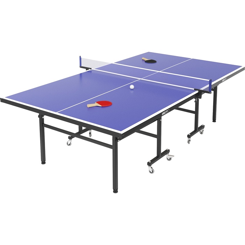 Изображение товара Стол теннисный для помещений Unix Line Indoor 274x152.5x76 см сетка голубой