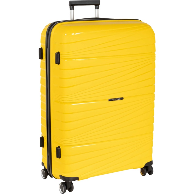 Изображение товара Чемодан Polar размер XL из полипропилена жёлтый 105л для путешествий