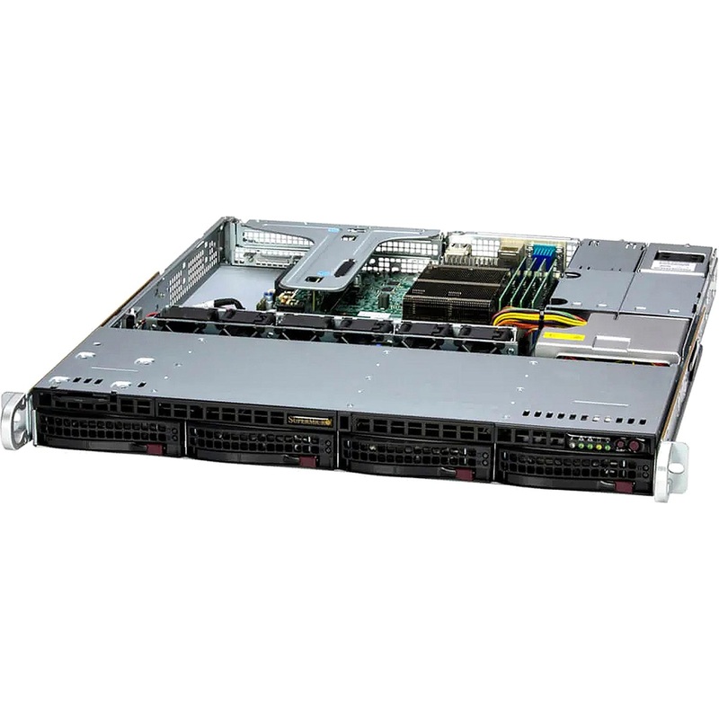 Изображение товара Сервер Supermicro SuperServer SYS-511R-M с процессором Intel Xeon 6 ядер DDR5 RAID 4x3.5"