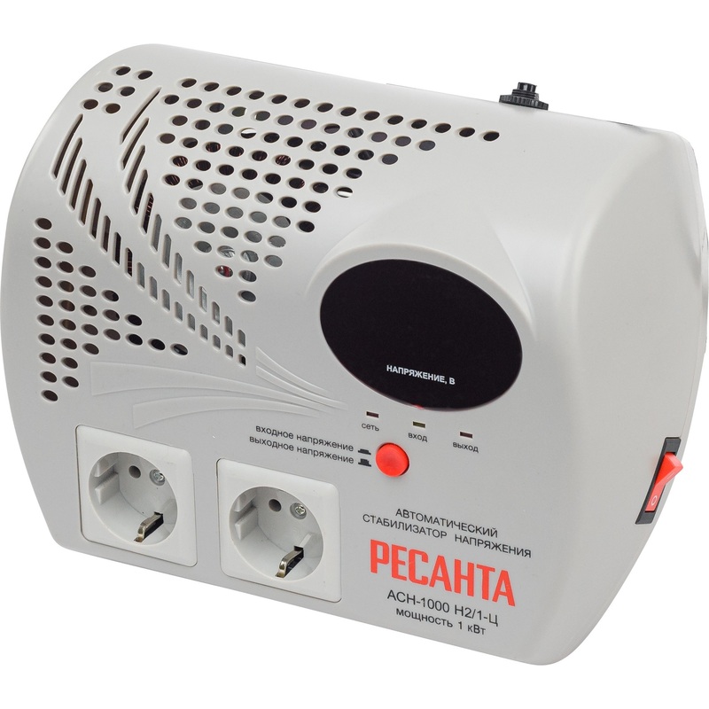 Изображение товара Стабилизатор напряжения Ресанта АСН-1000Н2 1-Ц