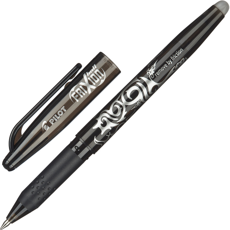 Изображение товара Гелевая ручка Pilot Frixion со стираемыми чернилами 0,35 мм черная