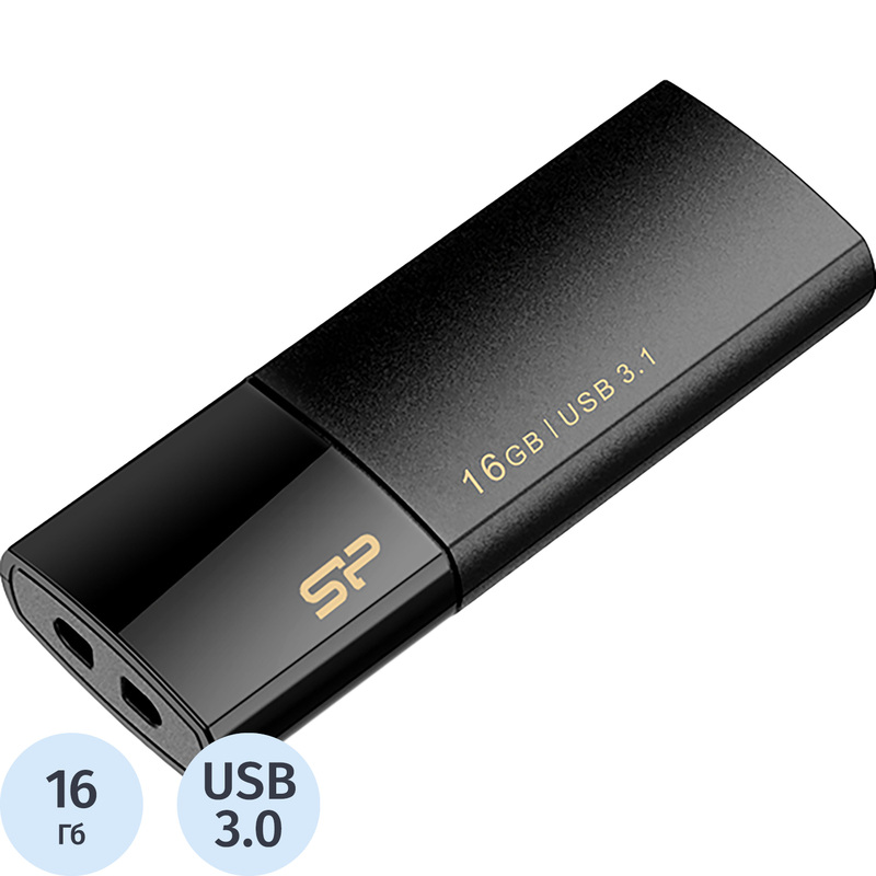 Изображение товара Флешка USB 3.0 16 ГБ Silicon Power Blaze B05 G1 для быстрого хранения данных