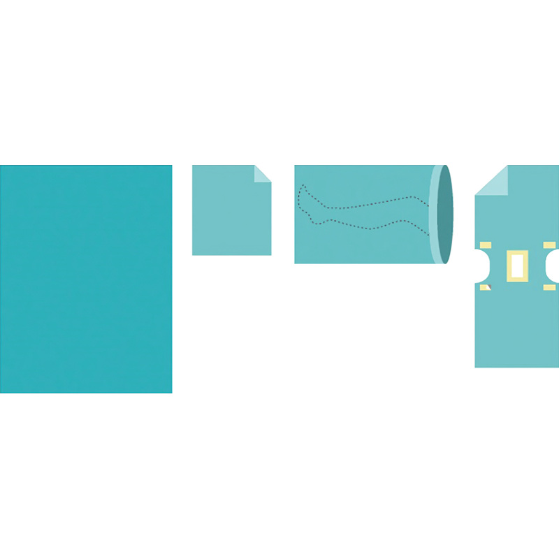 Изображение товара Комплект одноразового белья Гекса КБО-05 урогинекологический стерильный (4 предмета)