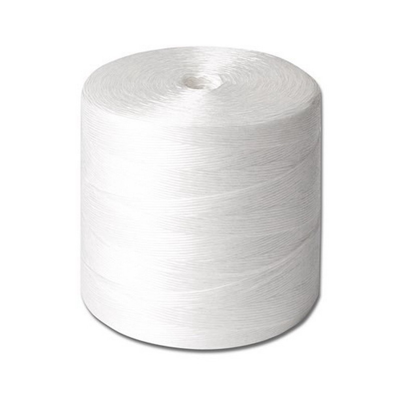 Изображение товара Полипропиленовый шпагат 2200 текс 2275 м 5 кг белый для упаковки и транспортировки