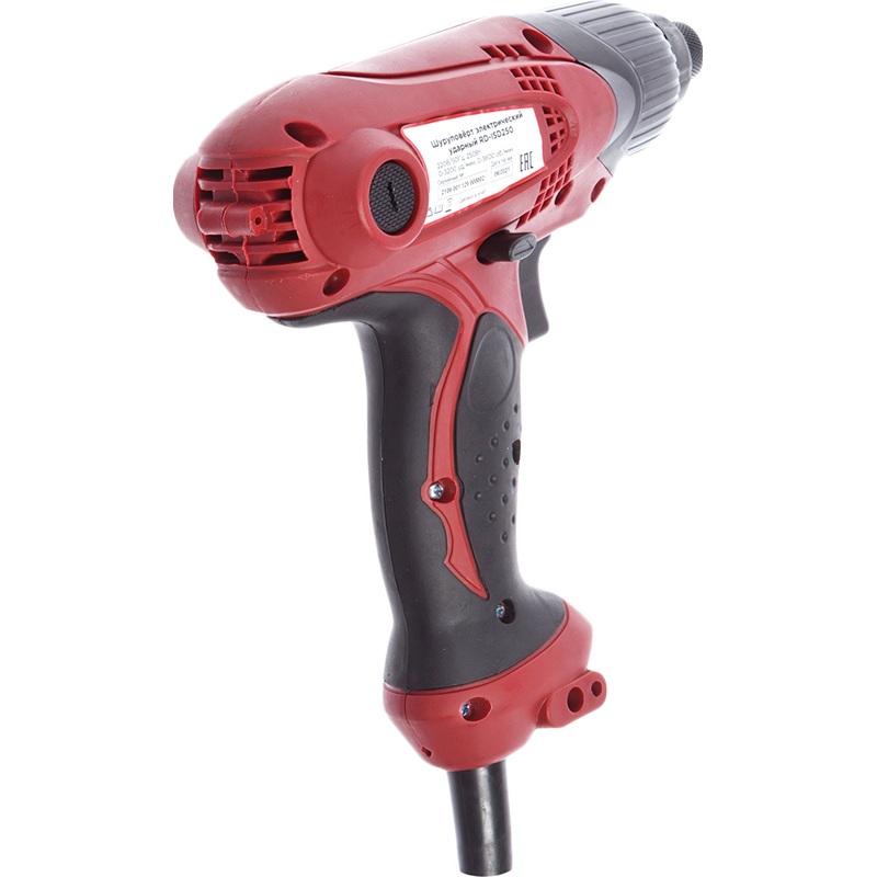 Изображение товара Ударный шуруповерт RedVerg RD-ISD250 250 Вт сетевой бытовой надежный