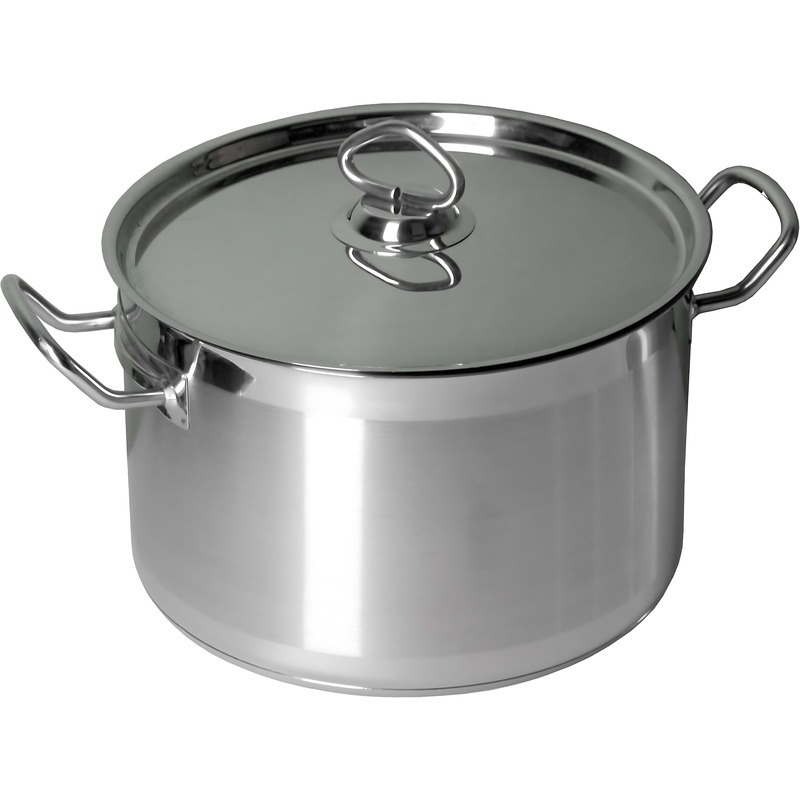 Изображение товара Кастрюля MGSteel 9 л из нержавеющей стали с крышкой