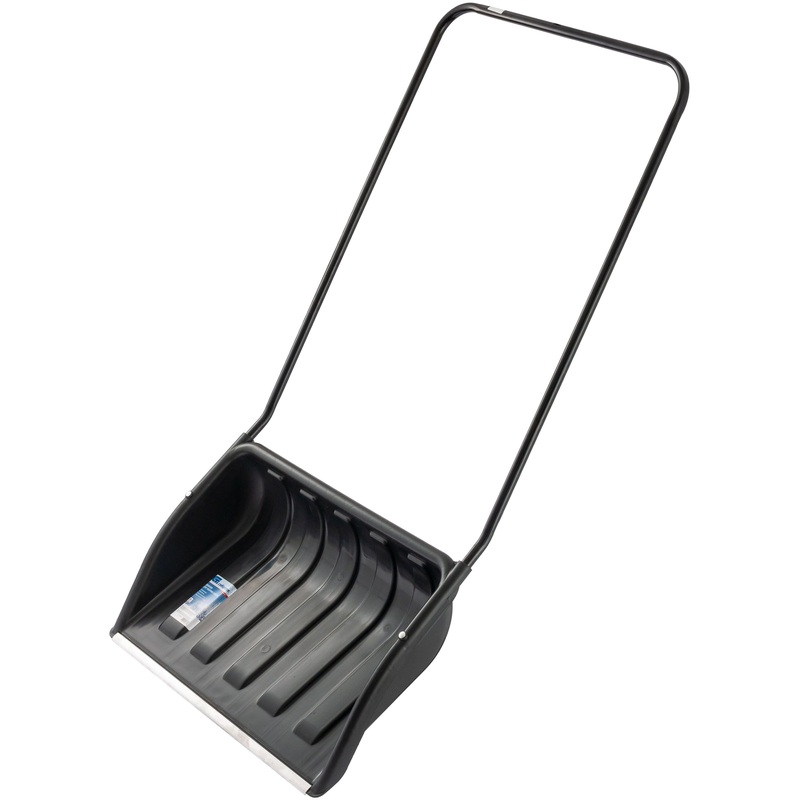 Изображение товара Движок для уборки снега Сибртех пластик 69x47 см с черенком 95 см