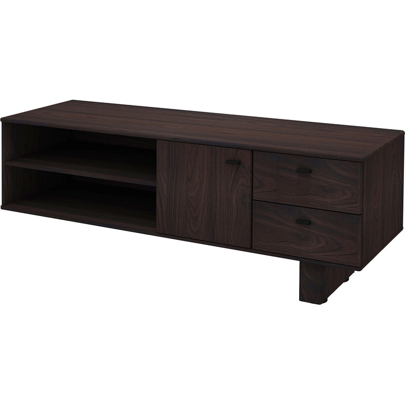 Изображение товара Тумба подвесная Сидней SD-31R (вишня Ойра/антрацит, 1600x500x620 мм, 2 ящика)