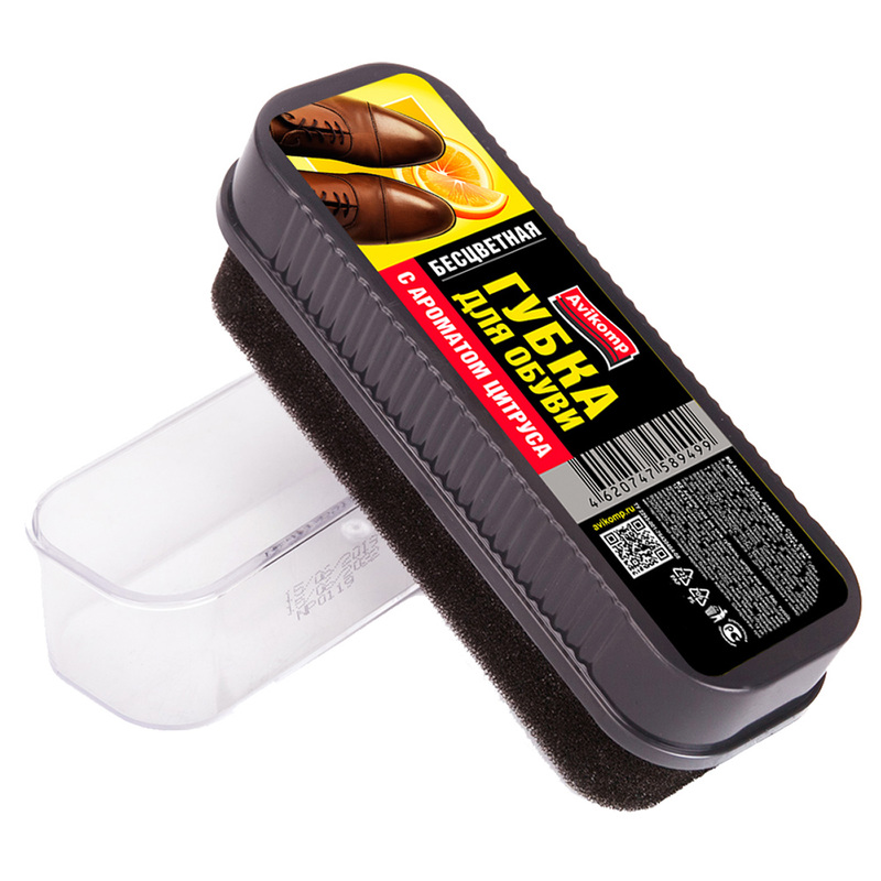 Изображение товара Губка для обуви Avikomp Clean Shoes бесцветная для гладкой кожи