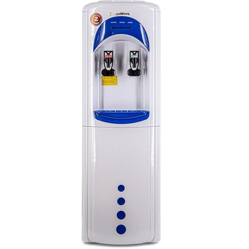 Изображение товара Кулер для воды Aqua Work 17LDR белый с функцией нагрева и охлаждения