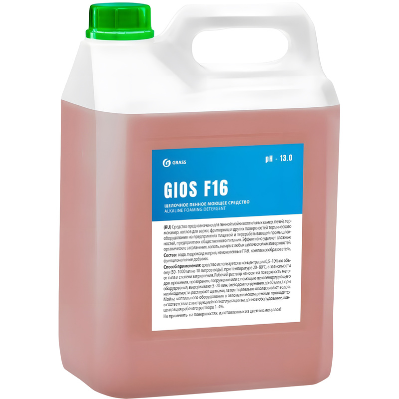 Изображение товара Средство для любых поверхностей Grass GIOS F16 5 л (концентрат)