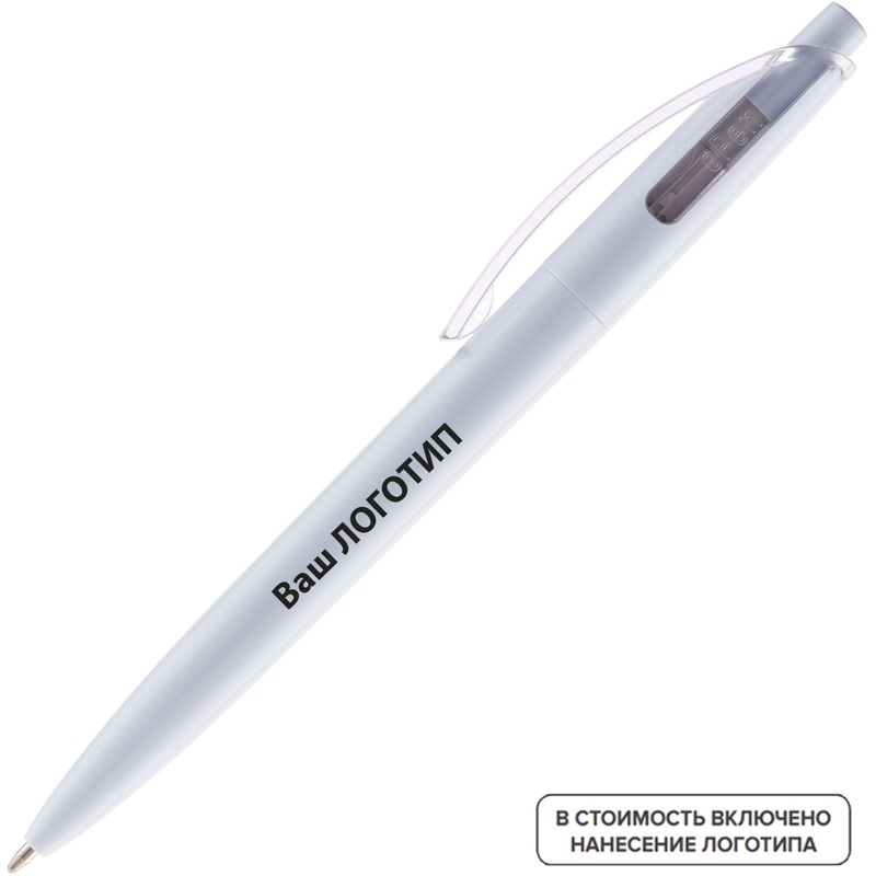 Изображение товара Шариковая ручка Bento автоматическая 1 мм синяя корпус 200 шт логотип