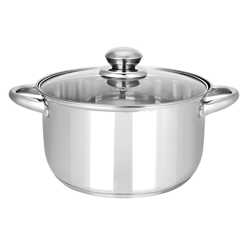 Изображение товара Кастрюля Appetite Greta 1.7 л нержавеющая сталь с крышкой для газовых и индукционных плит