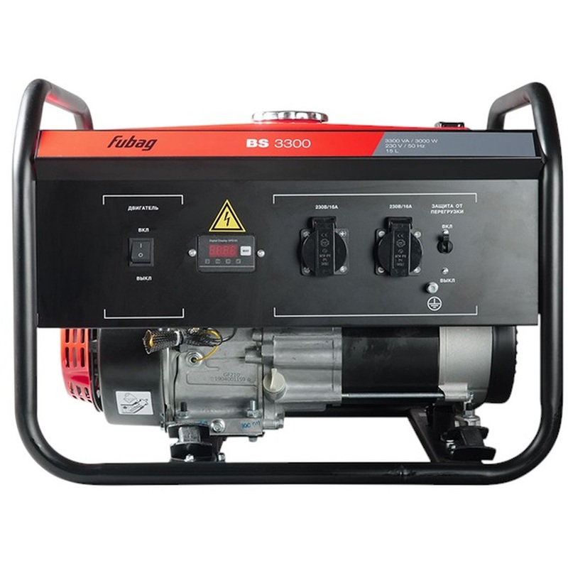 Изображение товара Генератор бензиновый Fubag BS 3300 3.0 кВт, синхронный, с AVR, 15л бак