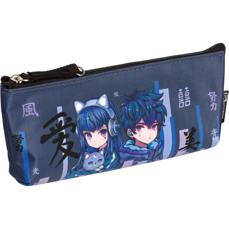 Изображение товара Пенал-косметичка Феникс+ Кибер аниме односекционный 21x3.5x8 см