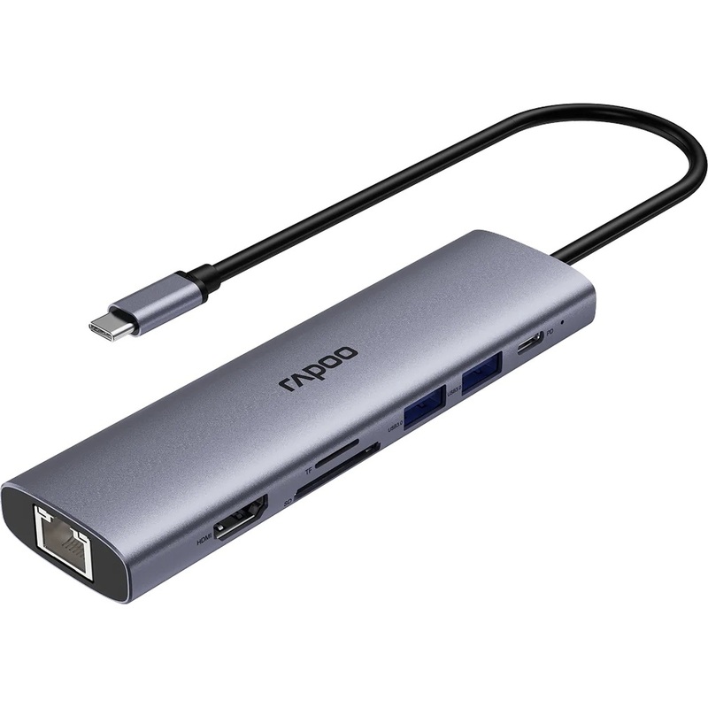 Изображение товара Разветвитель USB Rapoo XD71 (XD71-SGRY)