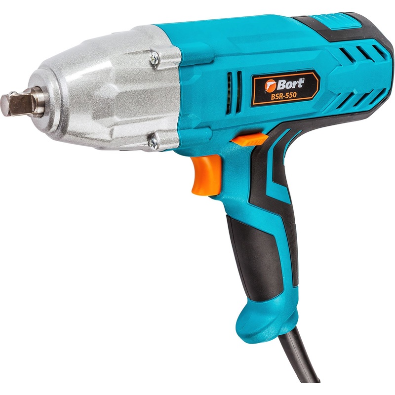 Изображение товара Гайковерт сетевой Bort BSR-550 мощный 550 Вт с реверсом и кейсом