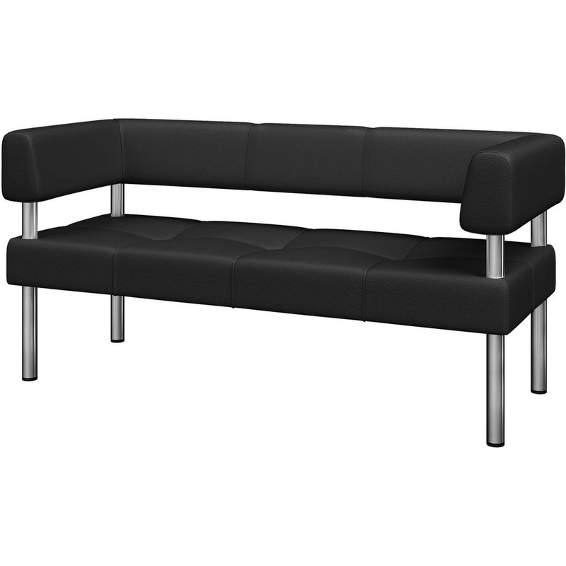 Изображение товара Диван трехместный Balance Bu3-2 черный искусственная кожа