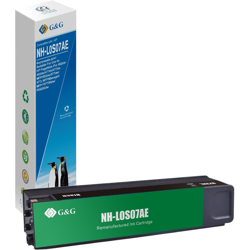 Изображение товара Картридж струйный G&G L0S07AE для HP черный совместимый