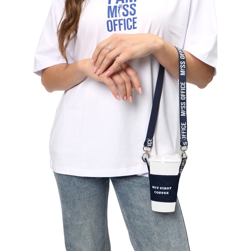 Изображение товара Держатель для стаканов (капхолдер) синий Miss Office