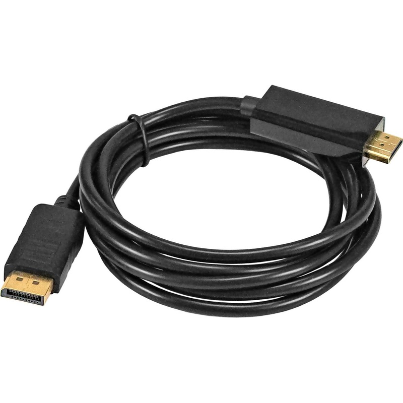 Изображение товара Кабель ExeGate DisplayPort HDMI 2 метра переходник для передачи аудио видео