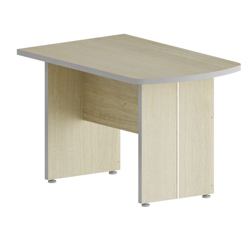 Изображение товара Брифинг-приставка к столам Комус Мебель Сатурн-Д ясень 1200x750x764 мм