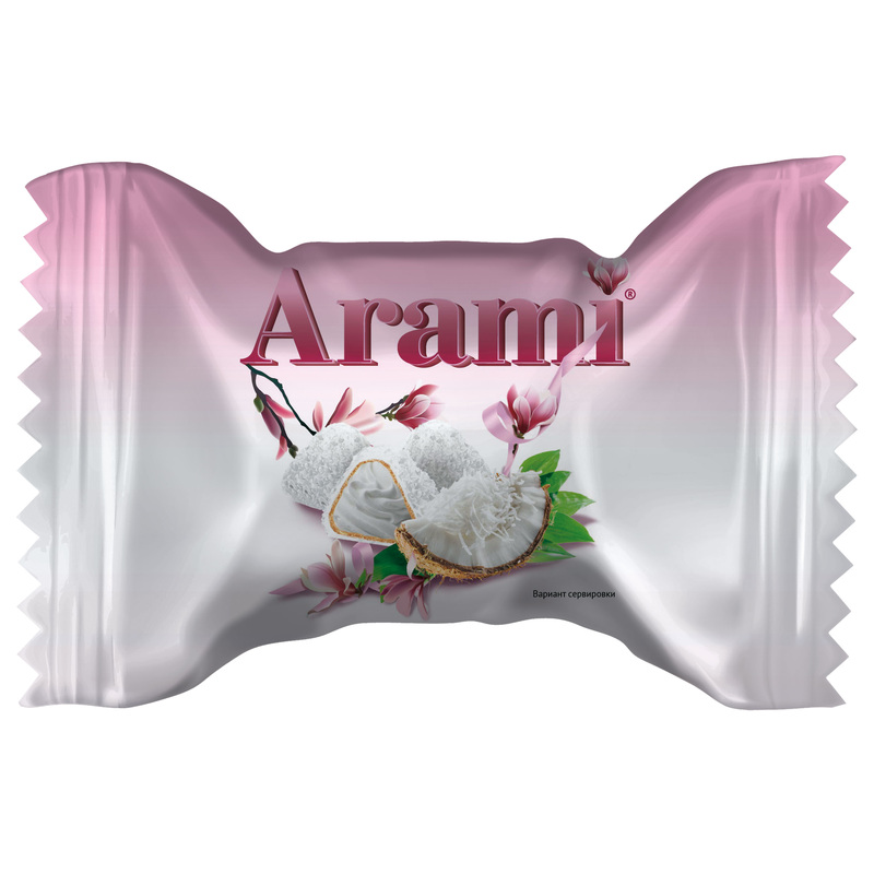 Изображение товара Конфеты вафельные Essen Arami с кокосовой стружкой 500 г