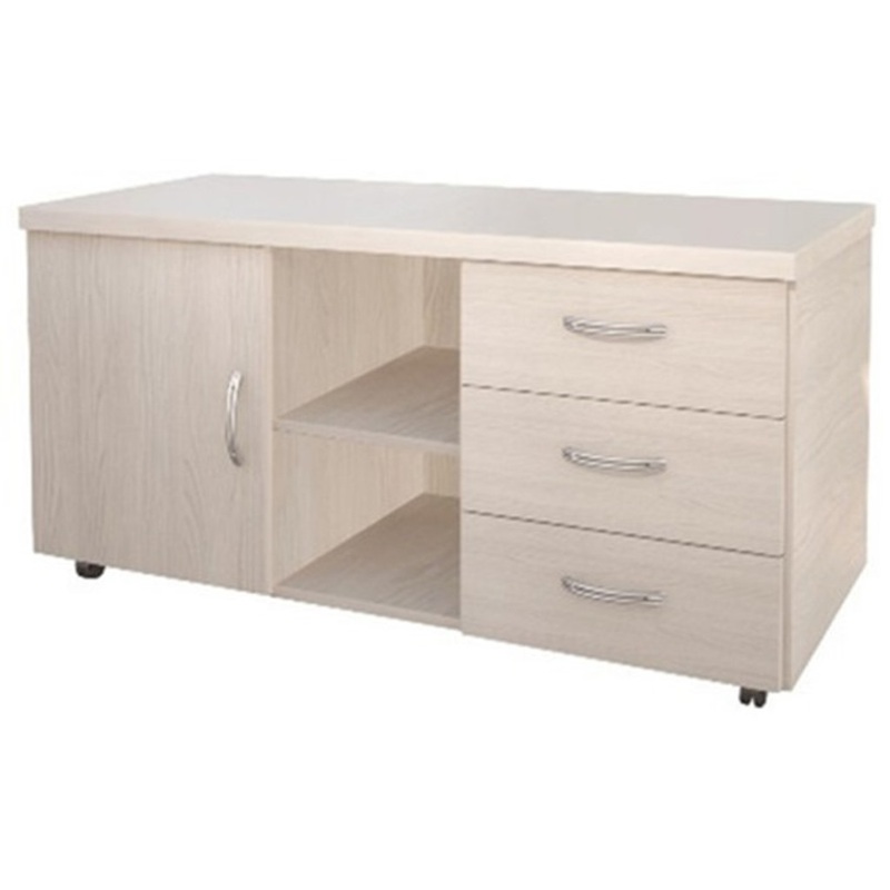 Изображение товара Тумба подкатная Эталон дуб молочный 1100х520х570 мм 3 ящика