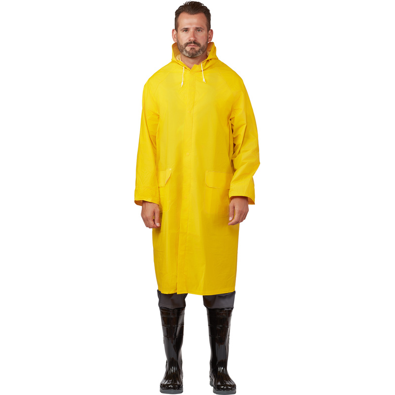 Изображение товара Плащ влагозащитный Delta Plus МA305 на кнопках жёлтый 56-58