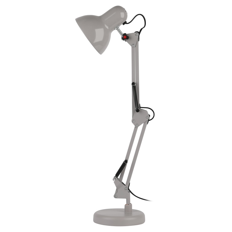 Изображение товара Настольный светильник Эра N-214-E27-40W-GY серый классический дизайн